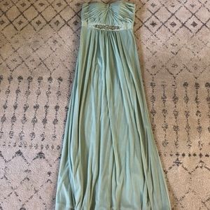 Formal mint green dress